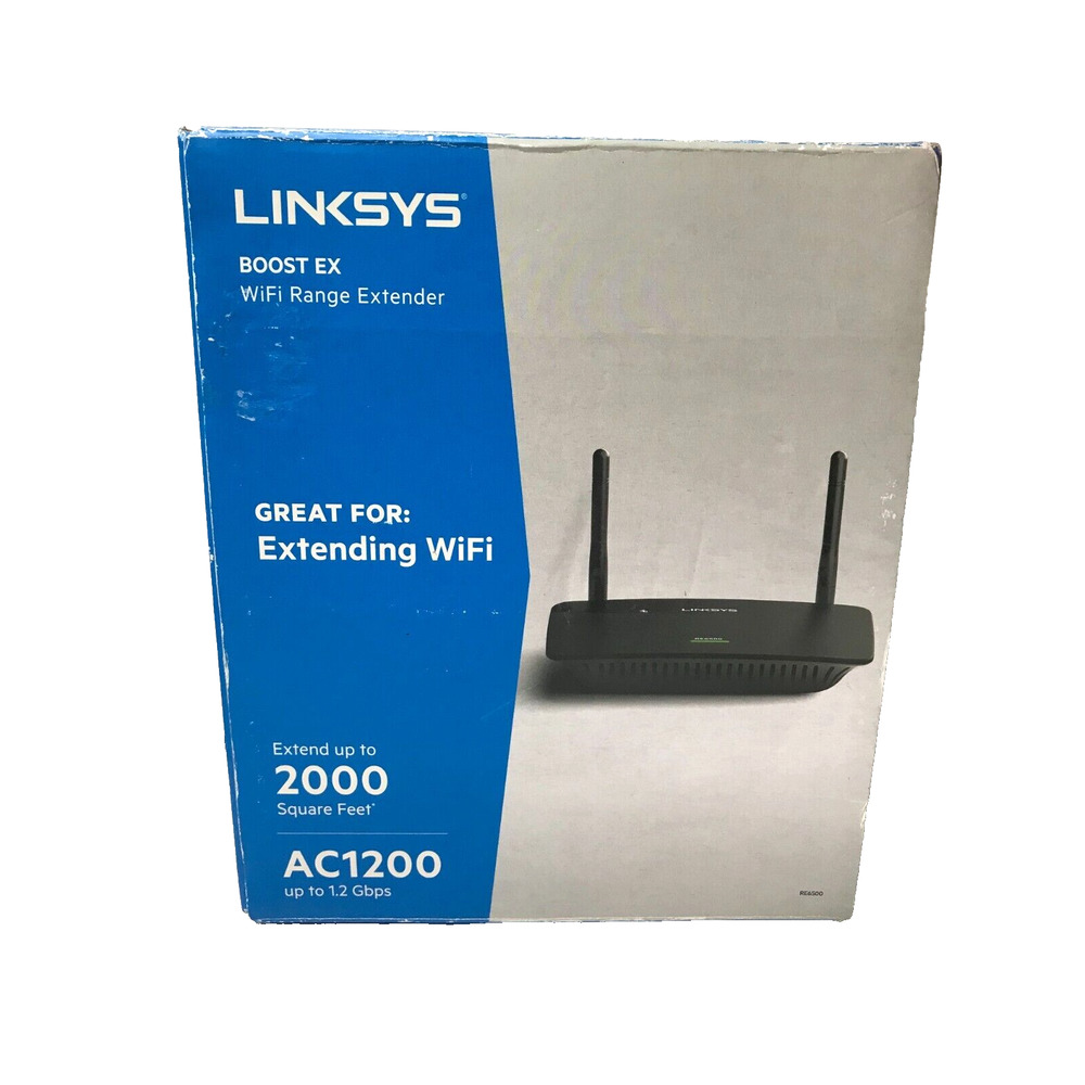 Linksys Boost EX WiFi Range Extender AC1200 Extended up to 2000sq Feet